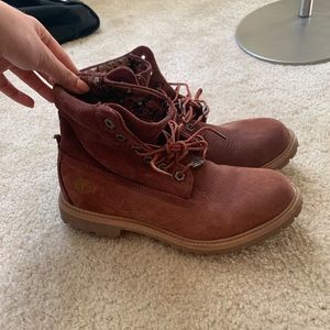 cranberry timberland boots